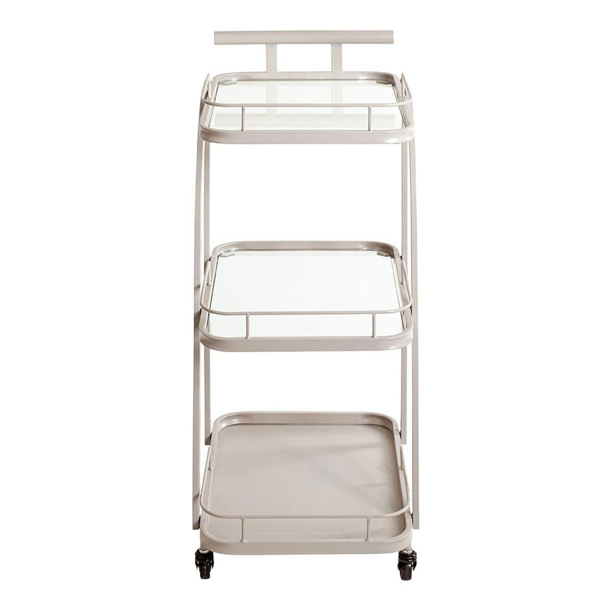 Paris Prix Desserte Design 3 Niveaux  Domi  79cm Gris