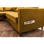 Voir la diapositive 4 : LISA DESIGN Anna - canapé d'angle gauche - 5 places - convertible - en velours