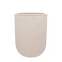 Voir la diapositive 1 : Eda Pot de fleurs rond en plastique Volcania UP - Beige calcaire - Ø 40 cm - Eda