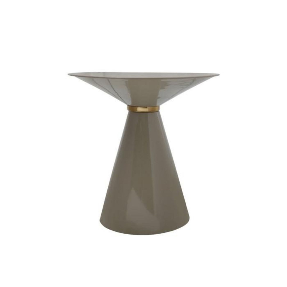 Paris Prix Table d'Appoint Design  Pina  46cm Taupe