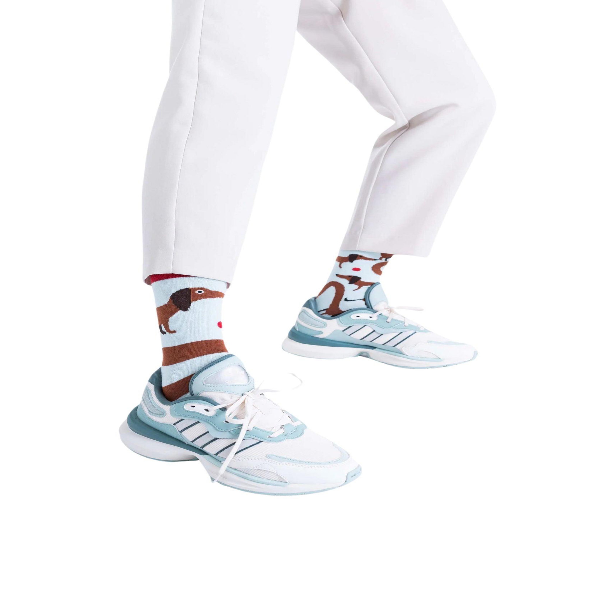 Voir la diapositive 2 : MANY MORNINGS Chaussettes teckel saucisse