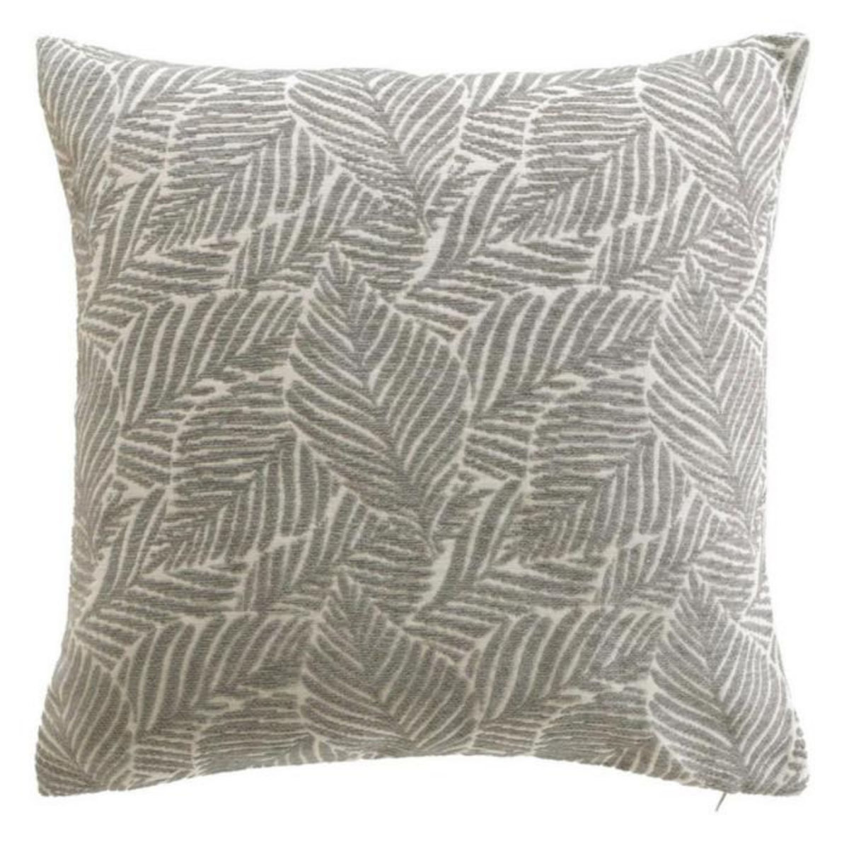 Paris Prix Housse de Coussin Jacquard  Vivo  40x40cm Gris