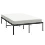 Voir la diapositive 4 : VIDAXL Cadre de lit metal sans matelas noir 120x190 cm