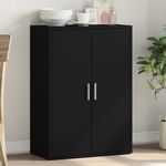 VIDAXL Buffet noir 60x31x84 cm bois d'ingenierie