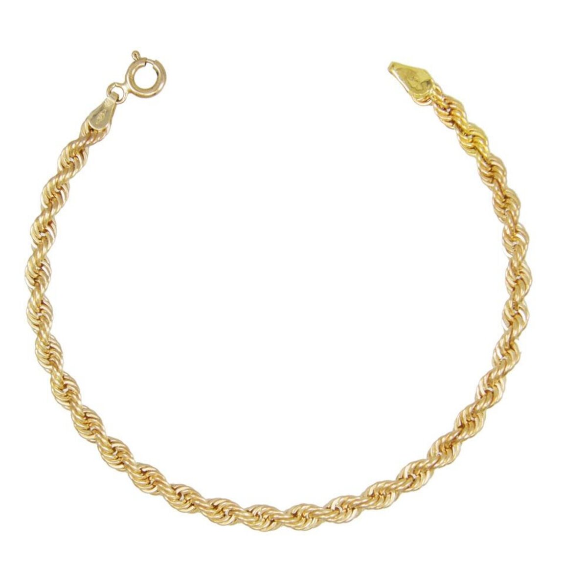 L'ATELIER D'AZUR Bracelet Or 18 Carats 750/000 Maille Corde Jaune - Femme