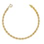 Voir la diapositive 1 : L'ATELIER D'AZUR Bracelet Or 18 Carats 750/000 Maille Corde Jaune - Femme