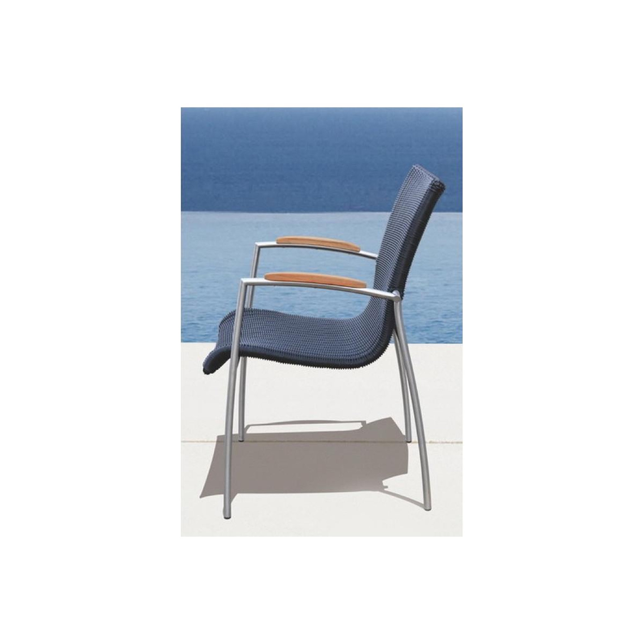 Voir la diapositive 2 : Paris Prix Ensemble table & chaises de jardin en acier  melbourne  180cm noir