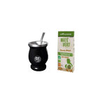 Aromandise Tasse et bombilla à maté aromandise 230 ml avec Thé vert maté sauvage du Brésil 350 g