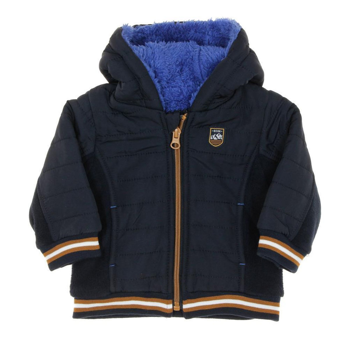 ELLE EST OU LA MER Manteau Marine Garçon ELM Elodjo