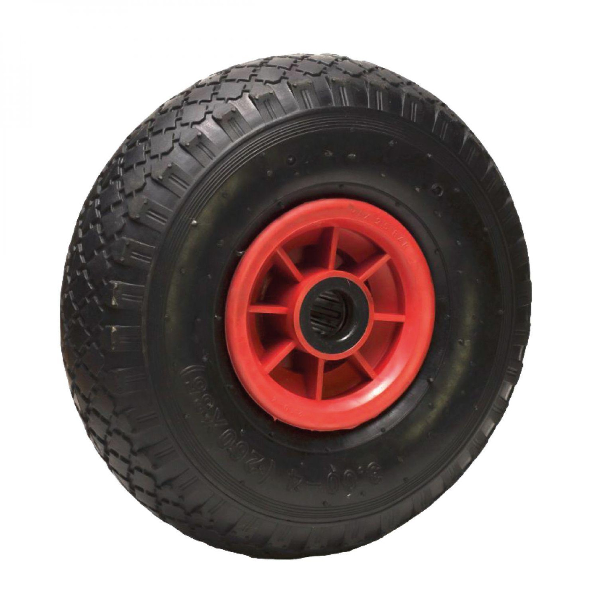 LINXOR Roue gonflable pour chariot 26 x 8.5  cm - Axe 25 mm