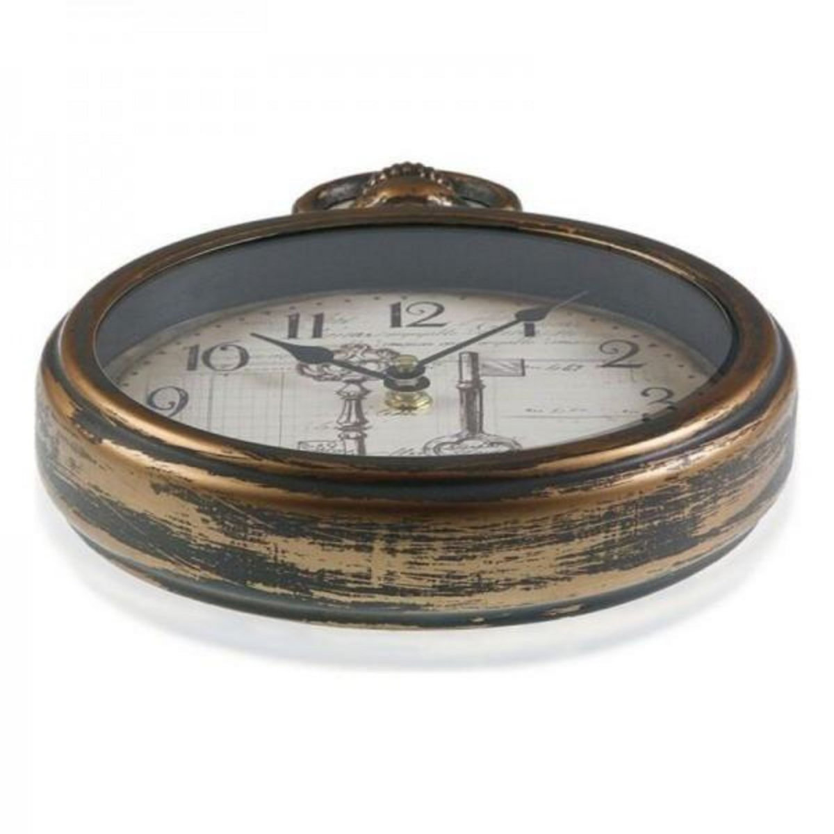 AAAAA Horloge Murale Keys Métal (28 x 5 x 22 cm)