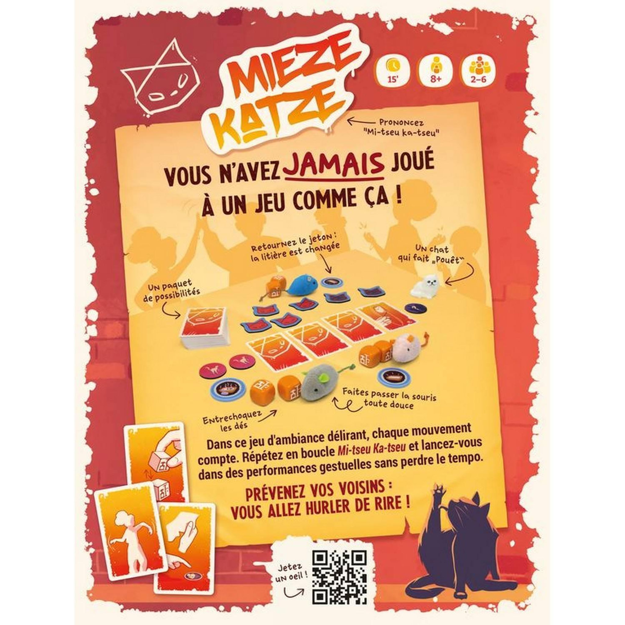 Voir la diapositive 3 : BLACKROCK Jeu d'ambiance Blackrock Games Mieze Katze