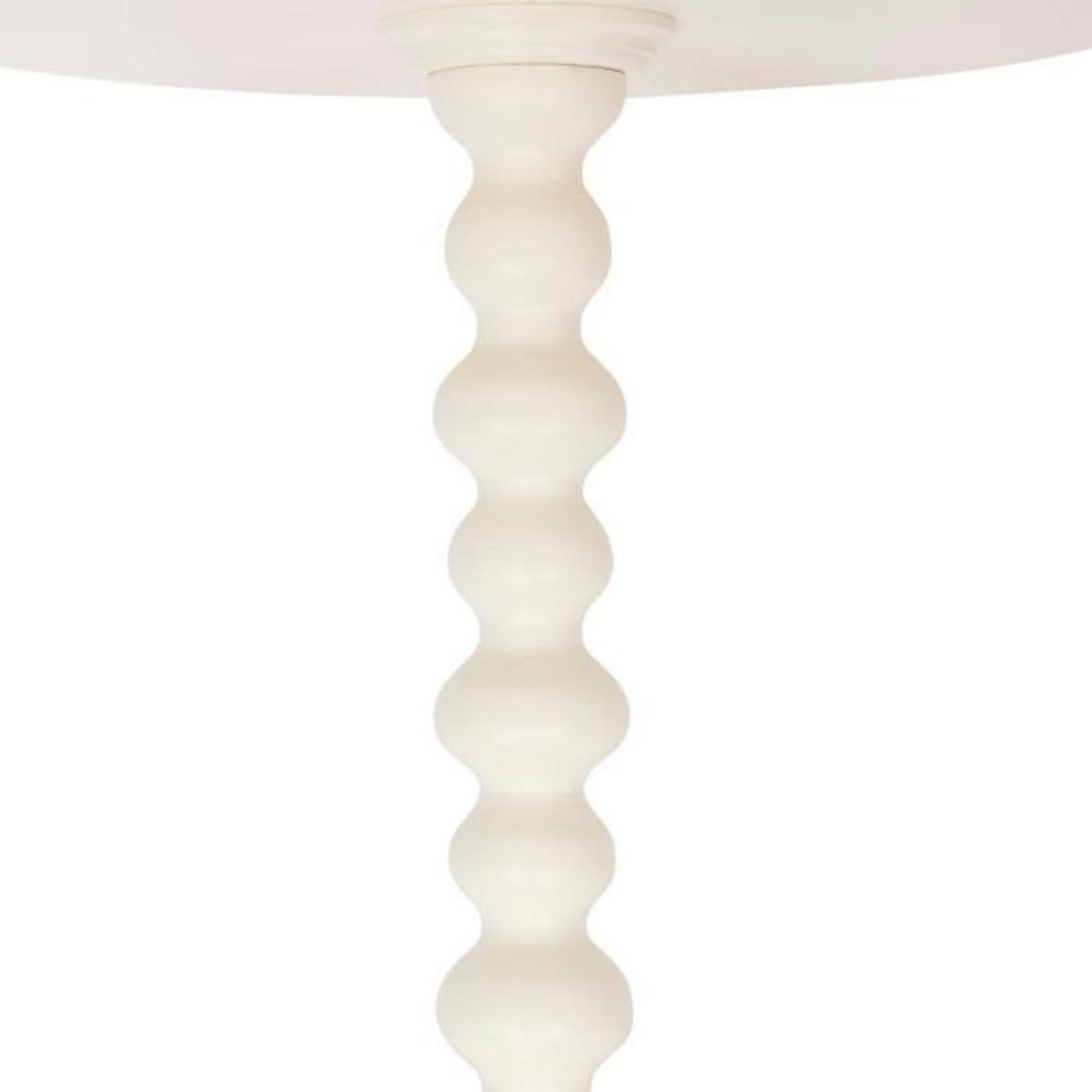 ATMOSPHERA Table d'Appoint Ronde  Alix  50cm Ivoire