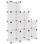 Voir la diapositive 2 : VIDAXL Cubes de rangement 9 pcs Transparent PP