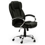 Voir la diapositive 1 : VS VENTA-STOCK Fauteuil de Bureau à Hauteur réglable et inclinable Nixon Similicuir Noir