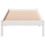 Voir la diapositive 4 : VIDAXL Cadre de lit extra long sans matelas 90x210 cm bois massif pin