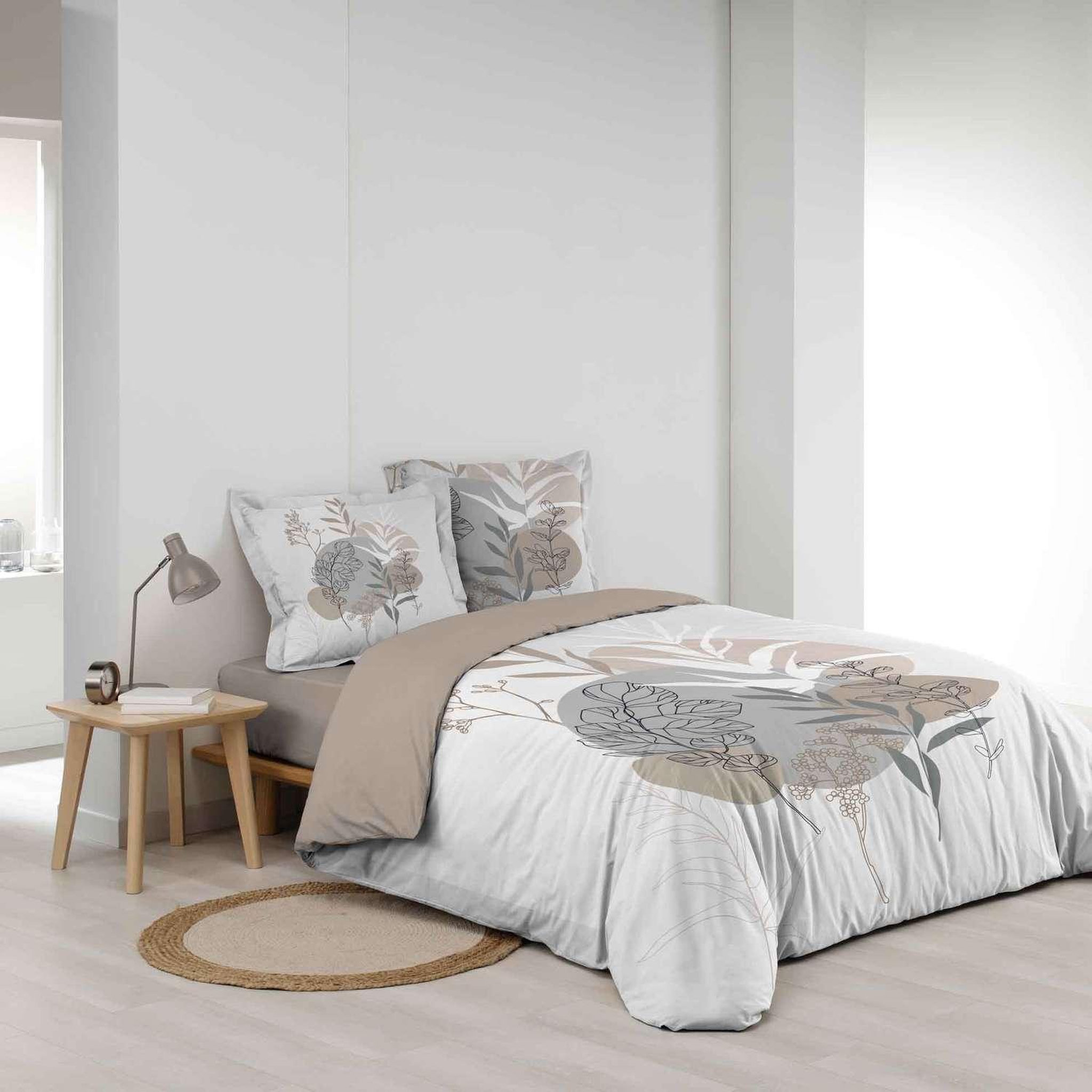 Voir la diapositive 3 : Douceur d'Intérieur Parure de lit POMONA - 100% coton - 220 x 240 cm