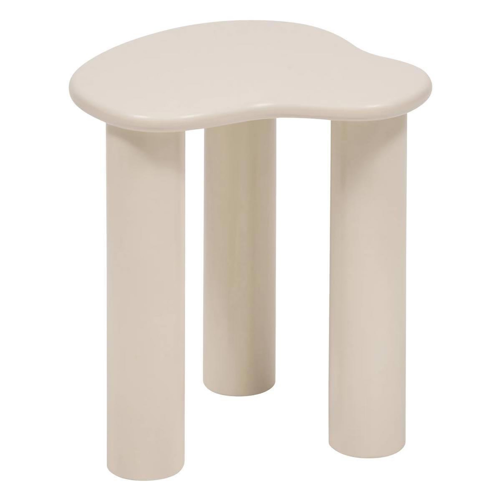 Voir la diapositive 3 : ATMOSPHERA Lot de 2 tables d'appoint gigognes  olao  50cm ivoire