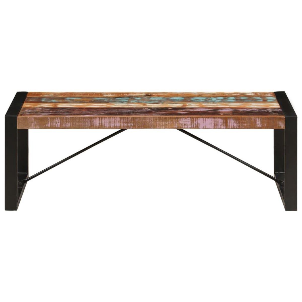 VIDAXL Table basse 120x60x40 cm Bois de recuperation solide