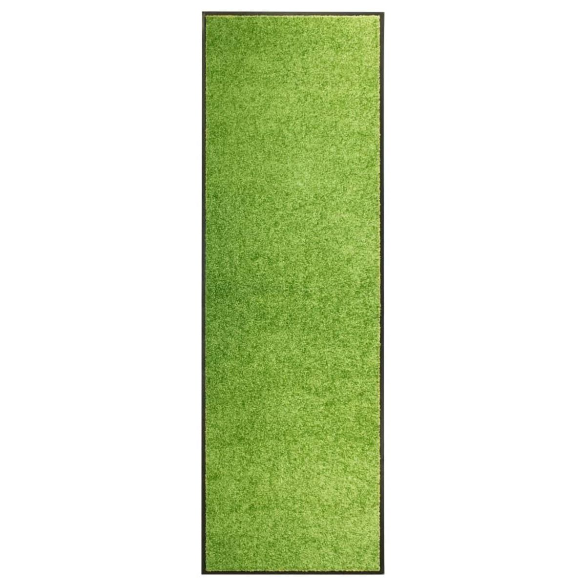 VIDAXL Paillasson lavable Vert 60x180 cm