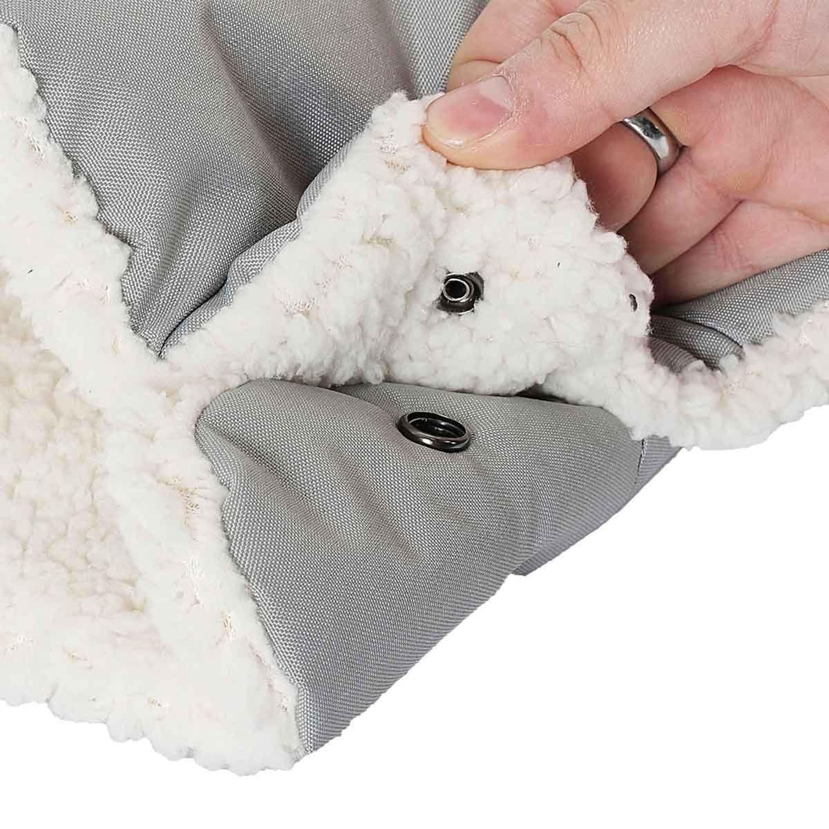 Paris Prix Protège-Main pour Poussette  Bébé  47cm Gris