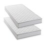 Voir la diapositive 2 : DEKO DREAM Lot de 2 matelas - 90 x 190 cm - Mousse - 14 cm - 5 zones de confort - DEKO DREAM - Hahtuva