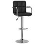 Voir la diapositive 3 : VIDAXL Tabourets de bar lot de 2 noir similicuir