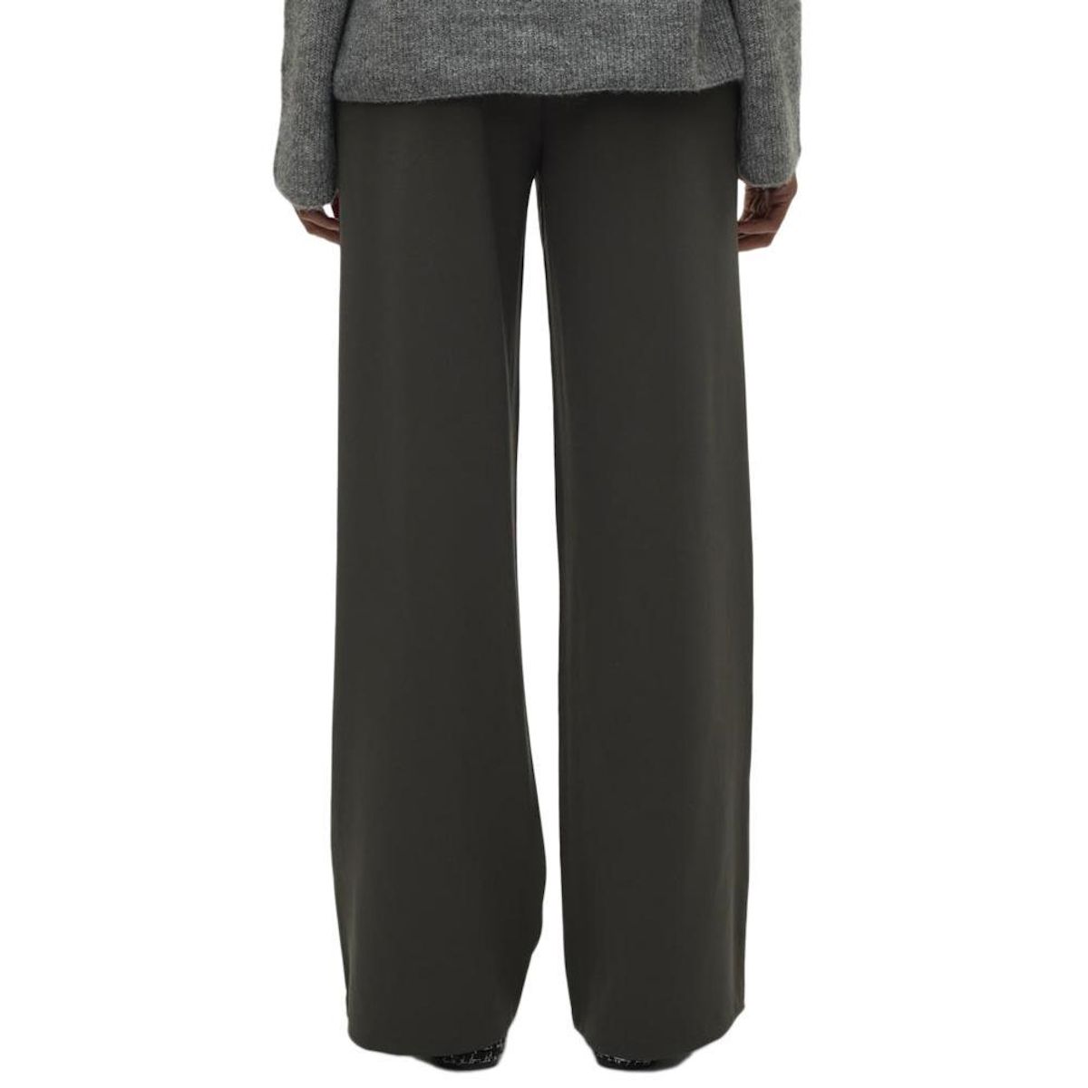 Vero Moda Pantalon fluide Gris Foncé Femme Vero Moda Berlin   XS