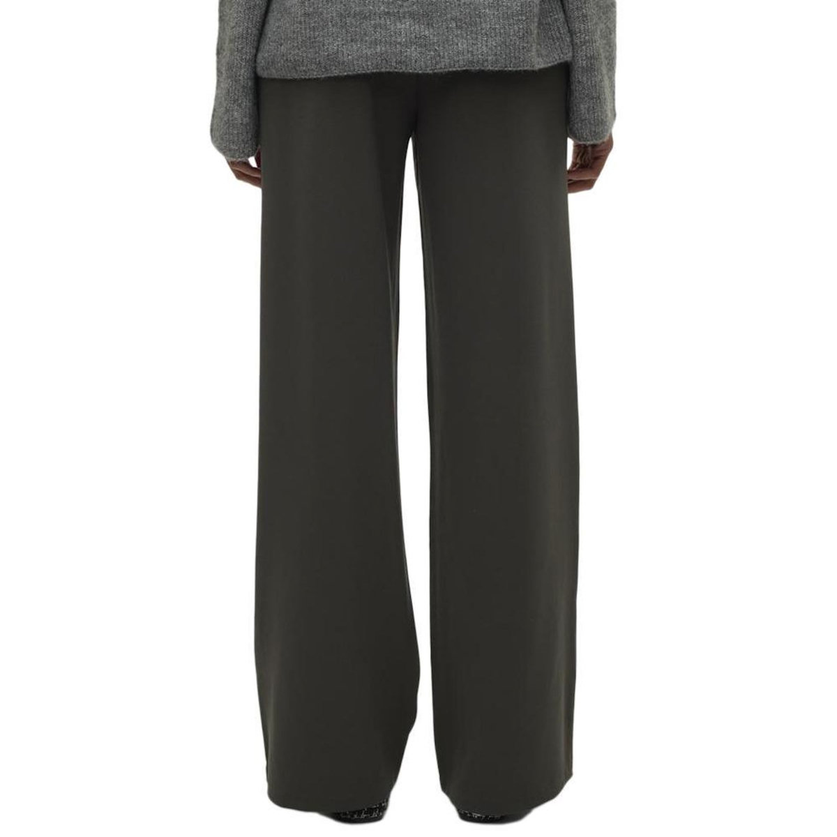 Vero Moda Pantalon fluide Gris Foncé Femme Vero Moda Berlin   S