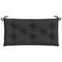Voir la diapositive 4 : VIDAXL Coussin de banc de jardin noir 100x50x7 cm tissu oxford