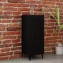 Voir la diapositive 1 : VIDAXL Buffet Noir 34,5x34x90 cm Bois d'ingenierie