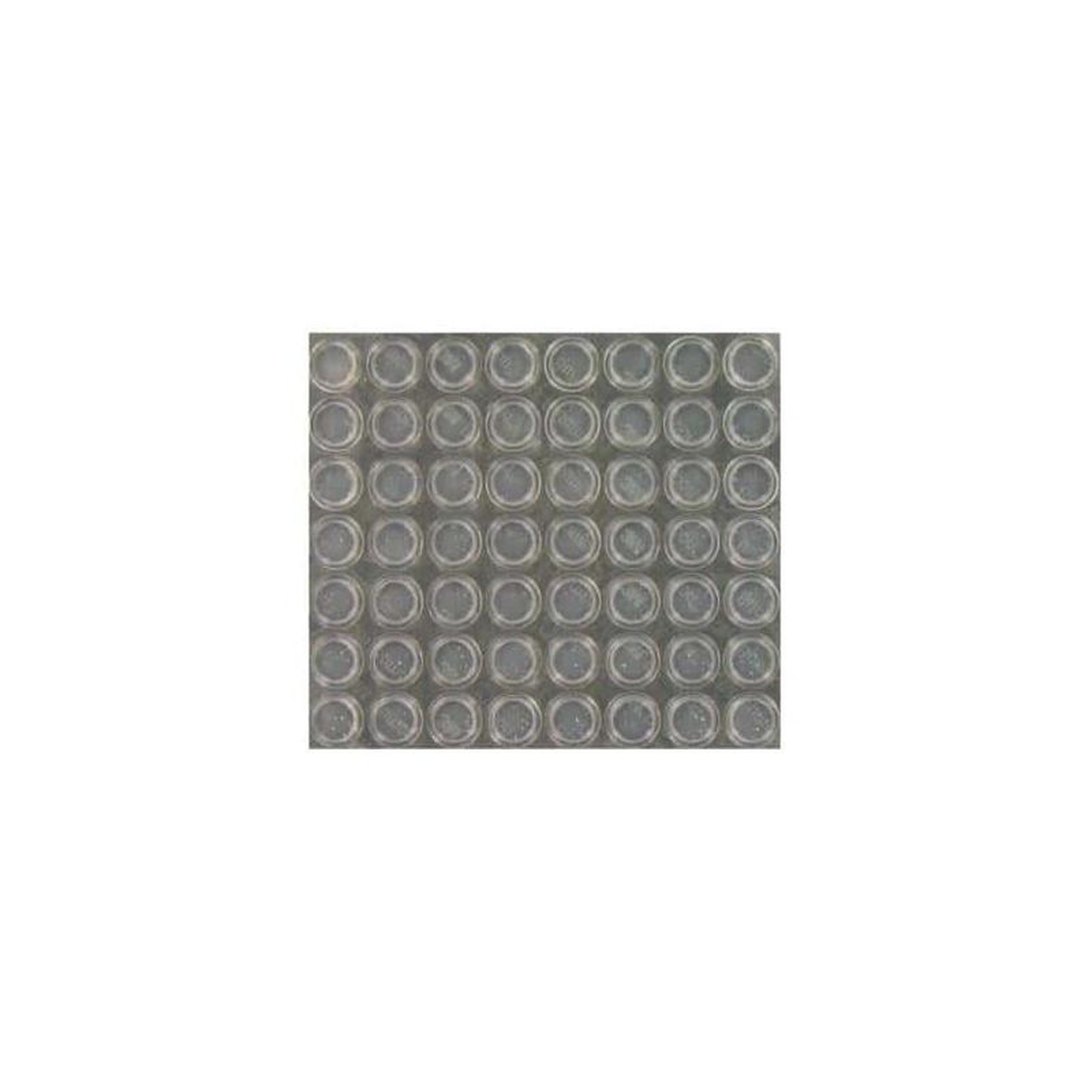 3M Plaque de 56 butées adhésives 3m sj5312t transparentes h3.5 x d12.7 mm x 5