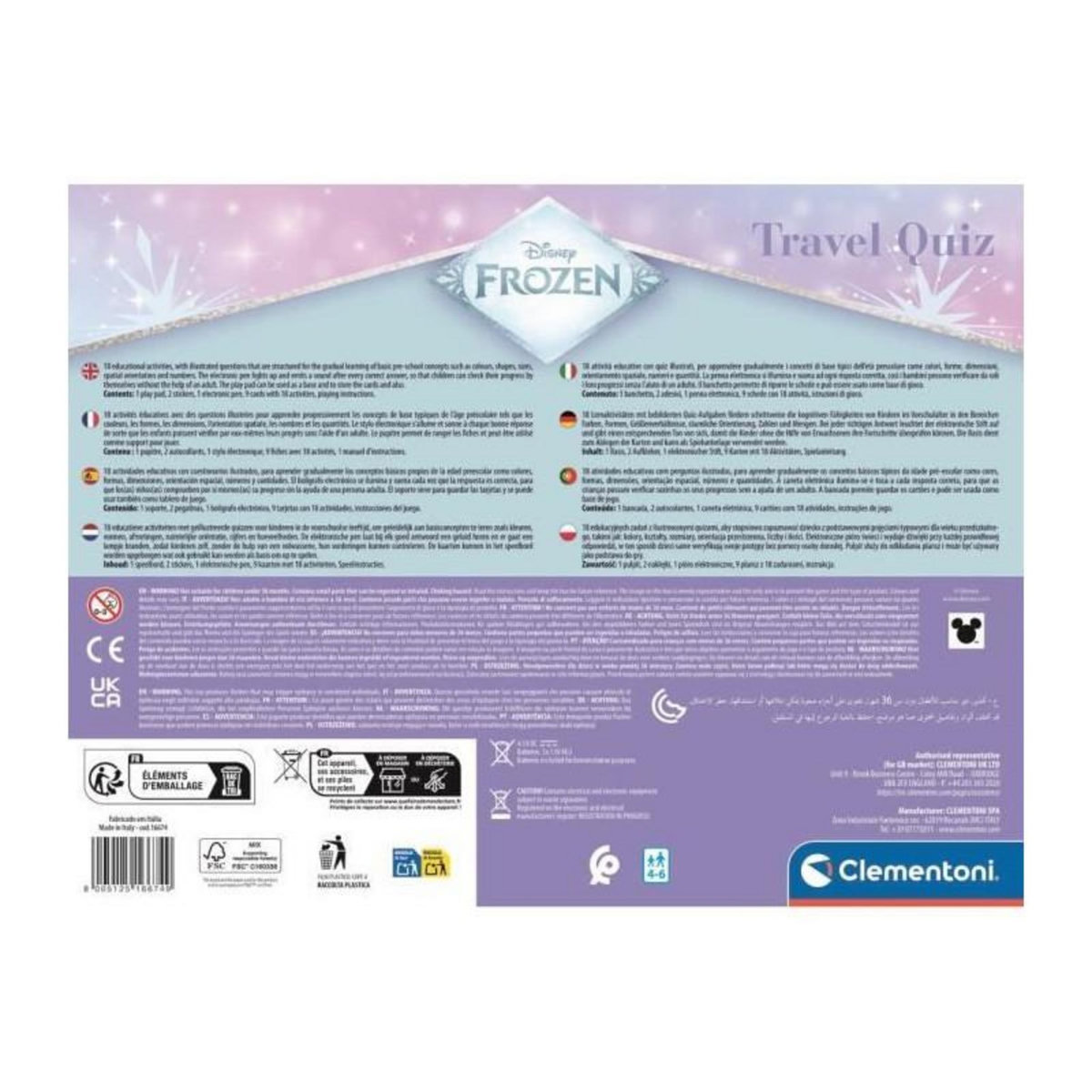 CLEMENTONI Pupitre éducatif Clementoni La Reine des Neiges