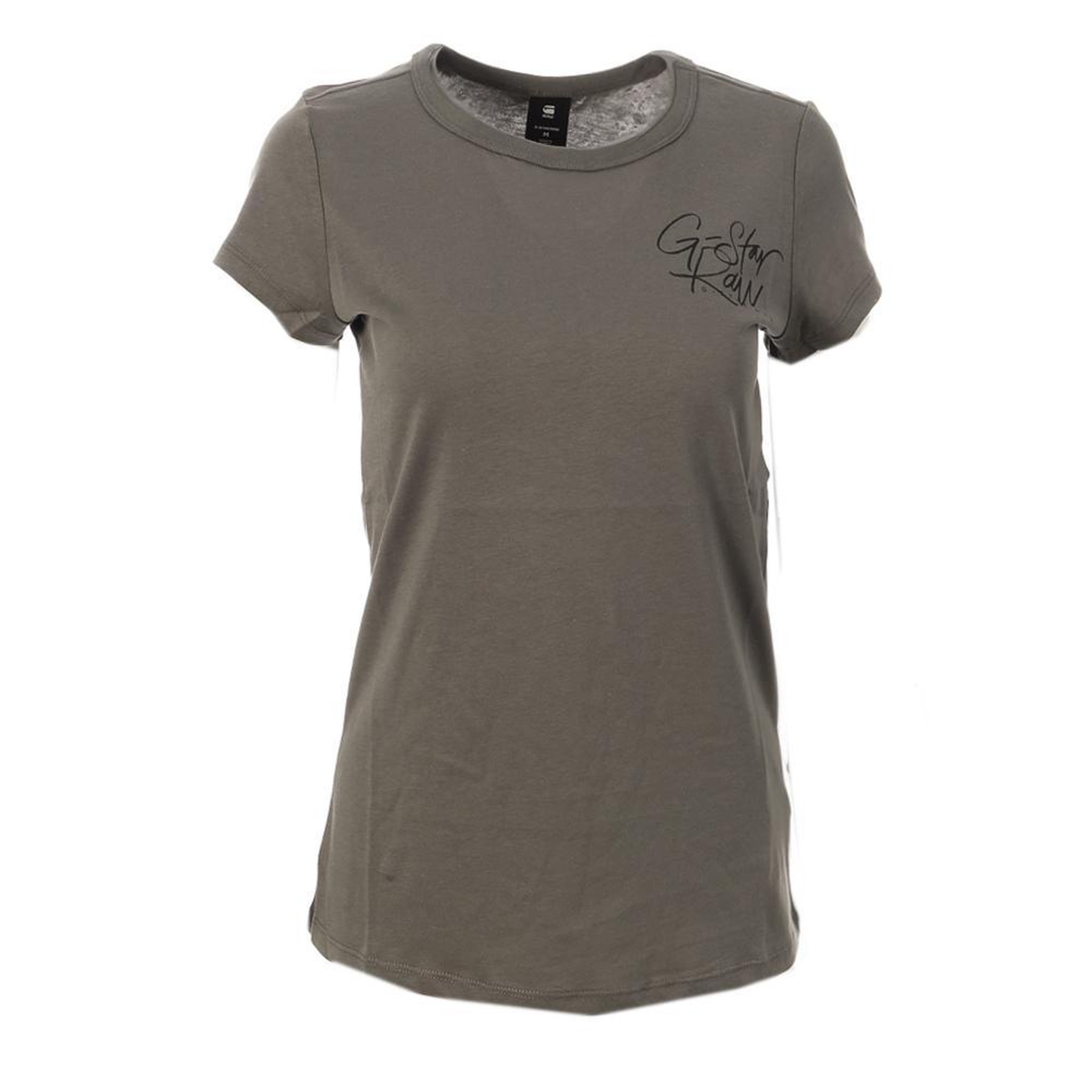 G-Star Raw T shirt  Femme G Star RAW Handwritten. Coloris disponibles : Gris