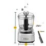 Voir la diapositive 2 : Cuisinart Mini hachoir 0.9l 250w - ECH4E