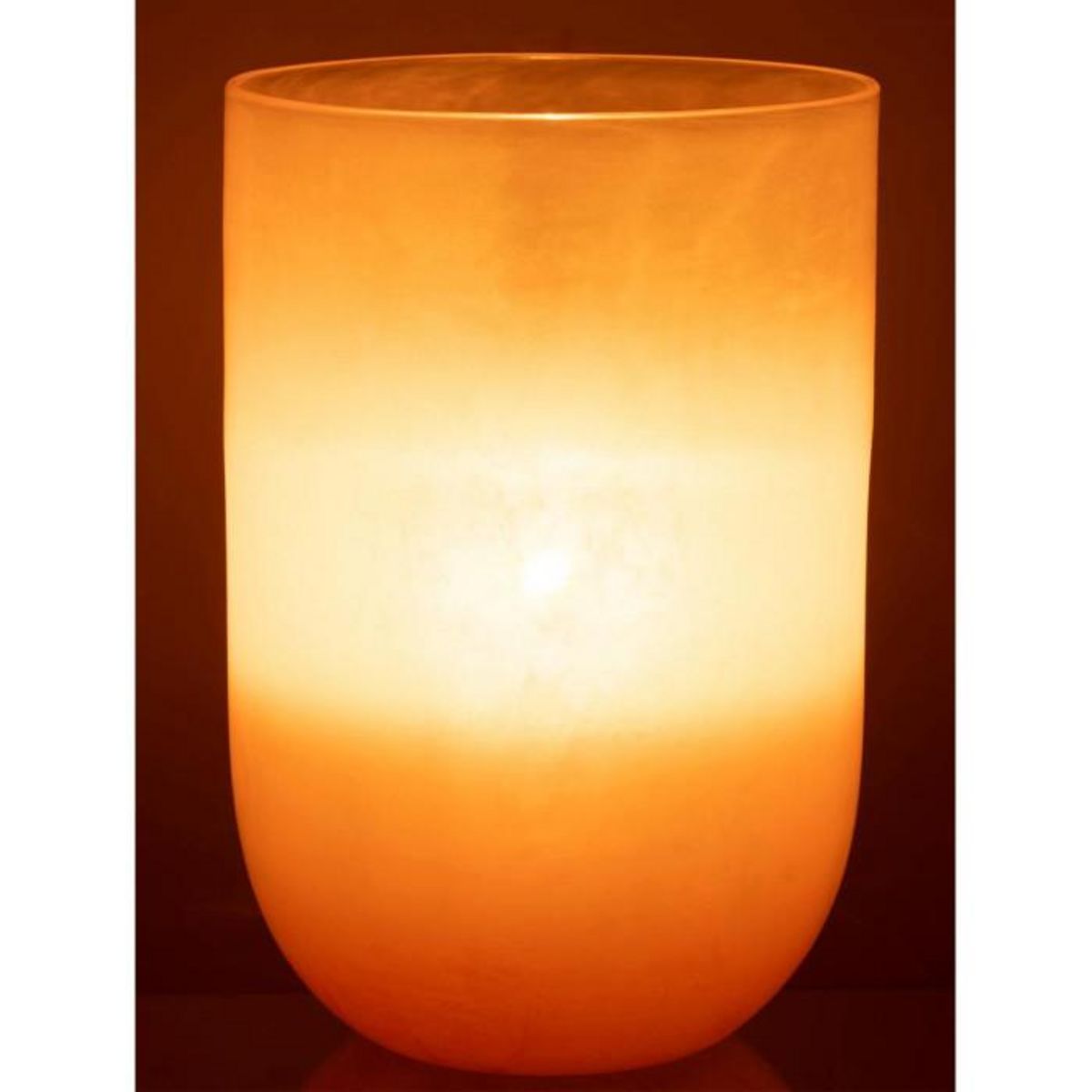 Paris Prix Vase Design en Verre  Corrie  36cm Corail