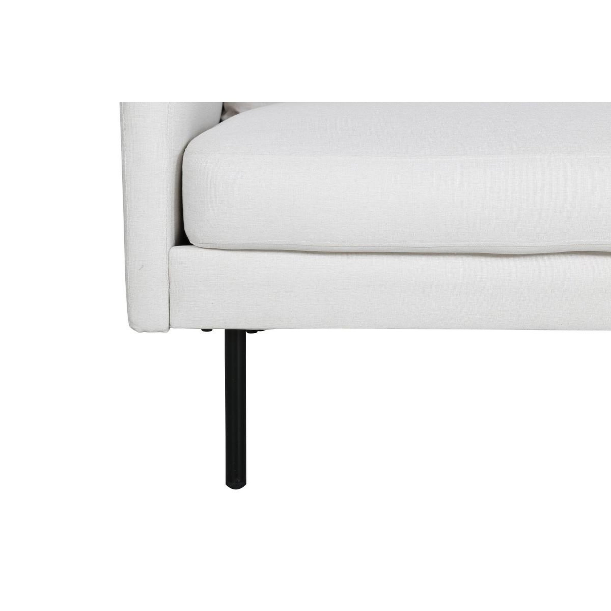 Voir la diapositive 6 : Paris Prix Canapé 2 places en tissu  zoom  180cm beige clair