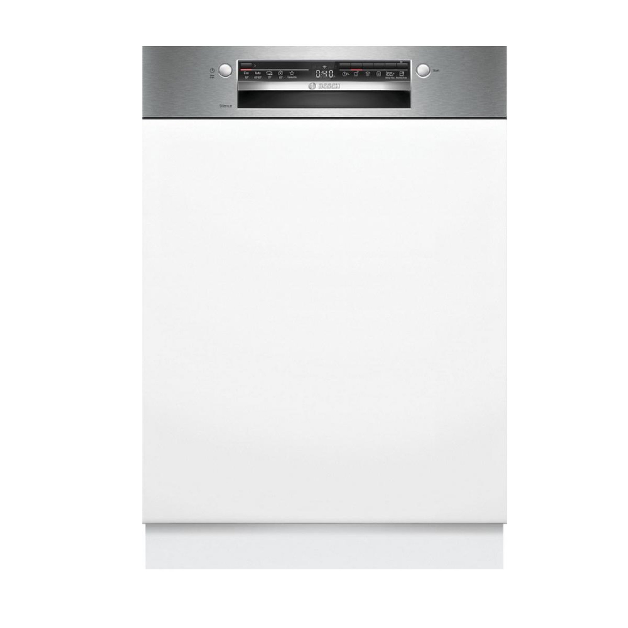BOSCH Lave-vaisselle 60cm 13couverts 46db intégrable avec bandeau acier brossé - SMI2HTS02E