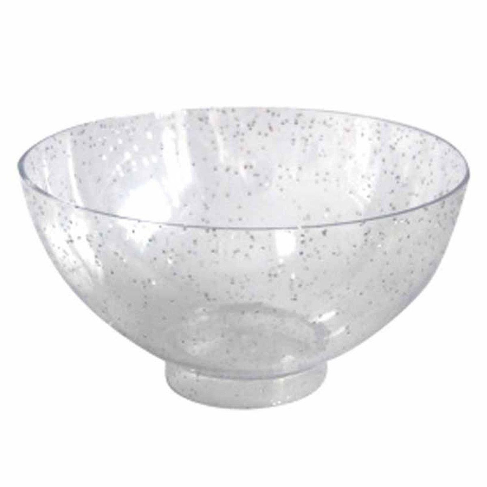 HOMEA Lot de 25 Verrines Rondes en Plastique Réutilisable  Mini Apéritif  50ml Argent