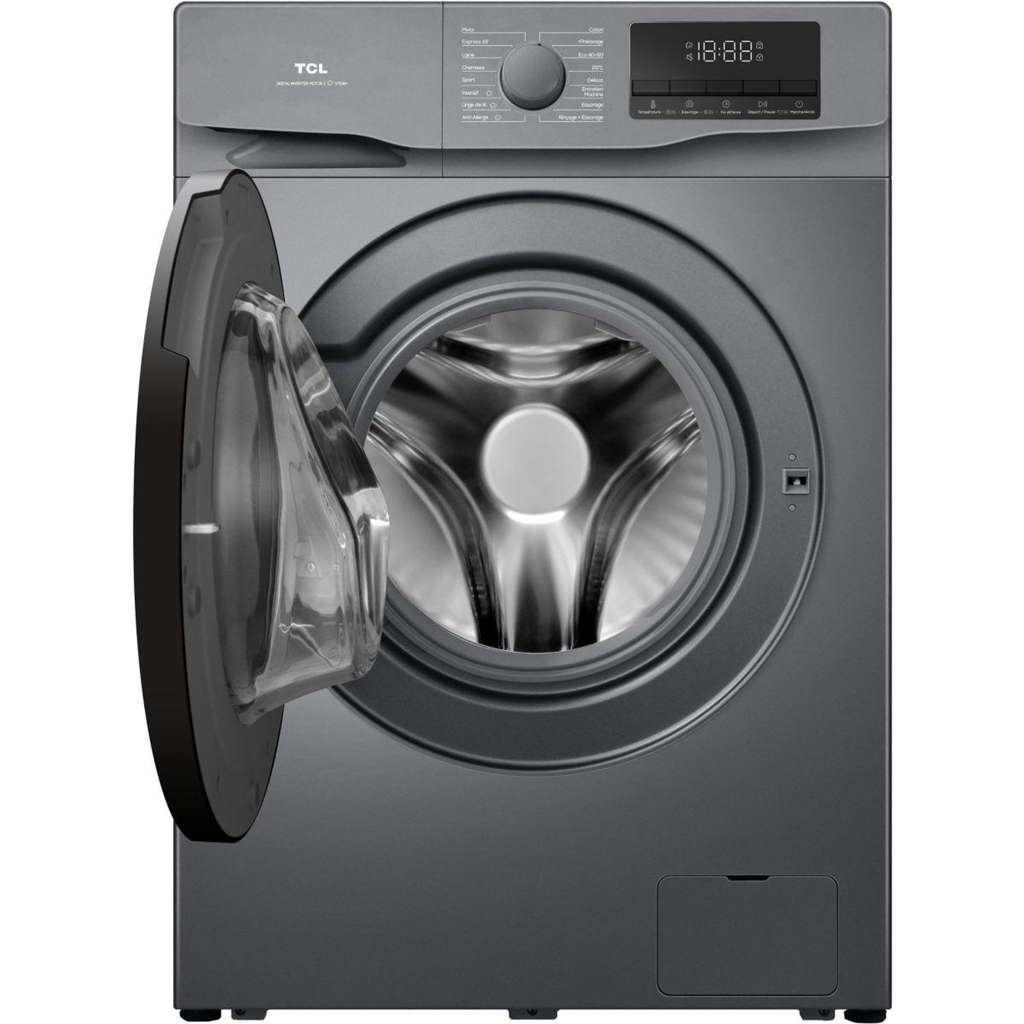 Voir la diapositive 2 : TCL Lave linge hublot FF0812SA0FR