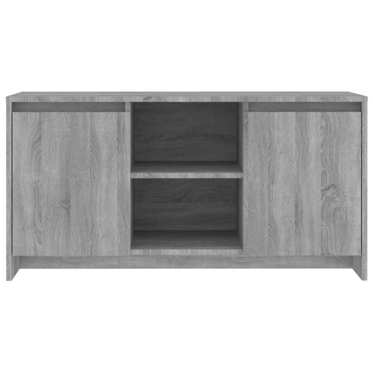VIDAXL Meuble TV Sonoma gris 102x37,5x52,5 cm Bois d'ingenierie