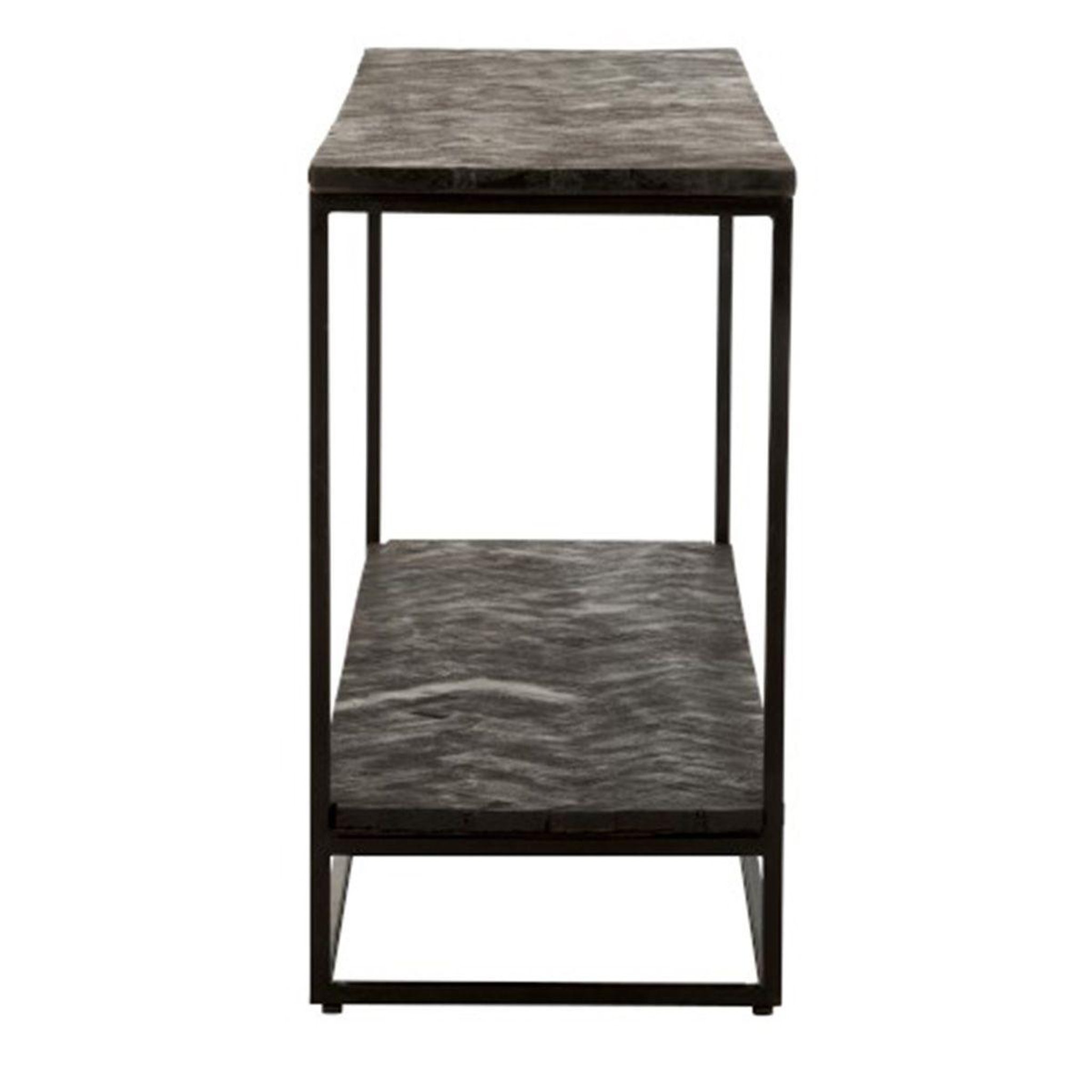 Voir la diapositive 4 : J-LINE Console en bois design  grub  161cm noir