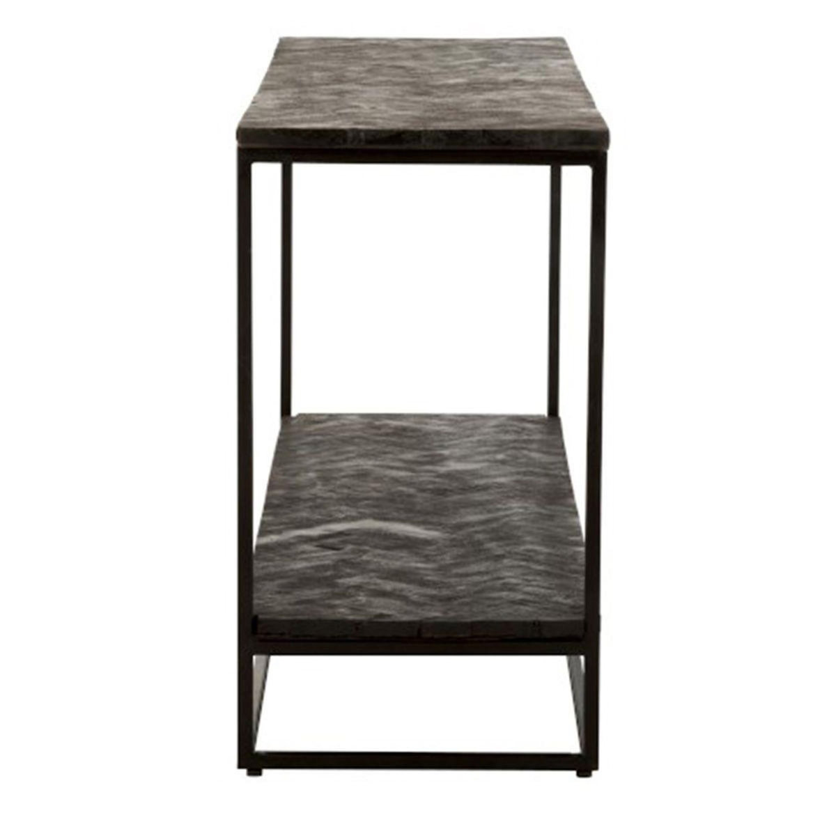 Paris Prix Console en Bois Design  Grub  161cm Noir
