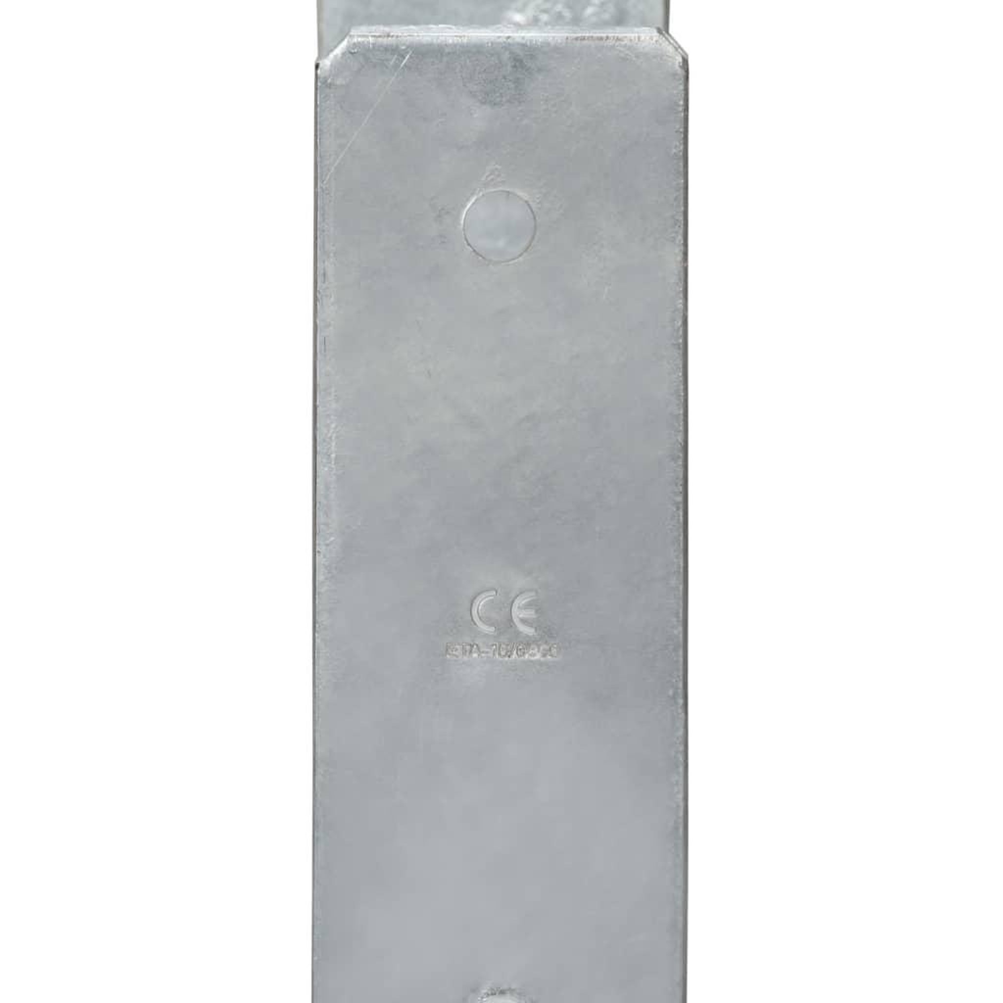 Voir la diapositive 4 : VIDAXL Piquets de cloture 6 pcs Argente 9x6x60 cm Acier galvanise