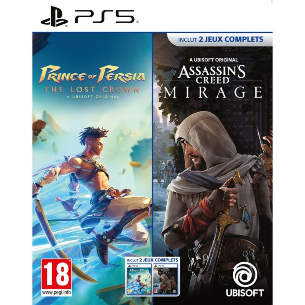 UBISOFT Compilation Prince of Persia The Lost Crown PS5 + Assassin s Creed Mirage PS5