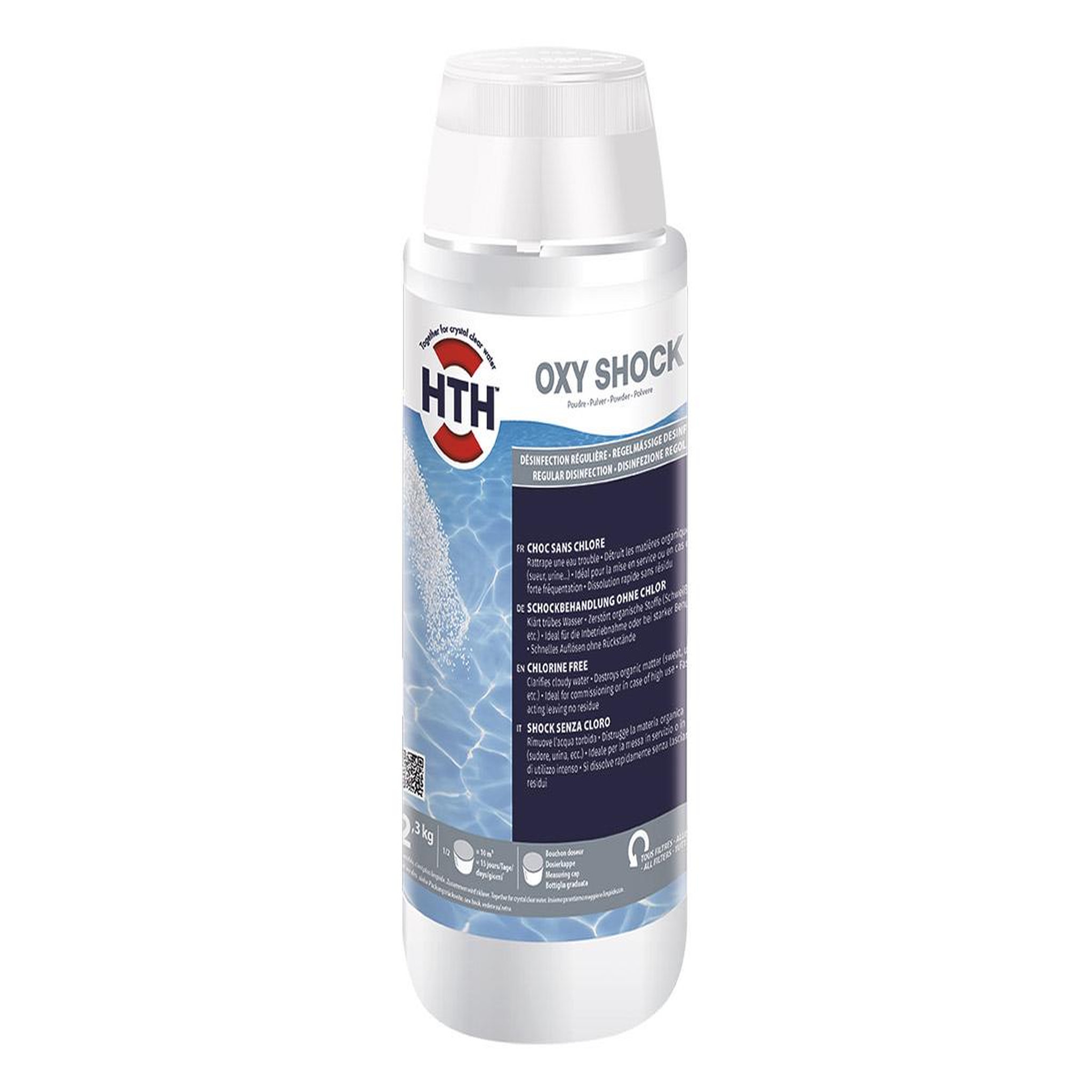 HTH Activateur de brome oxygen shock 2,3 kg - hth