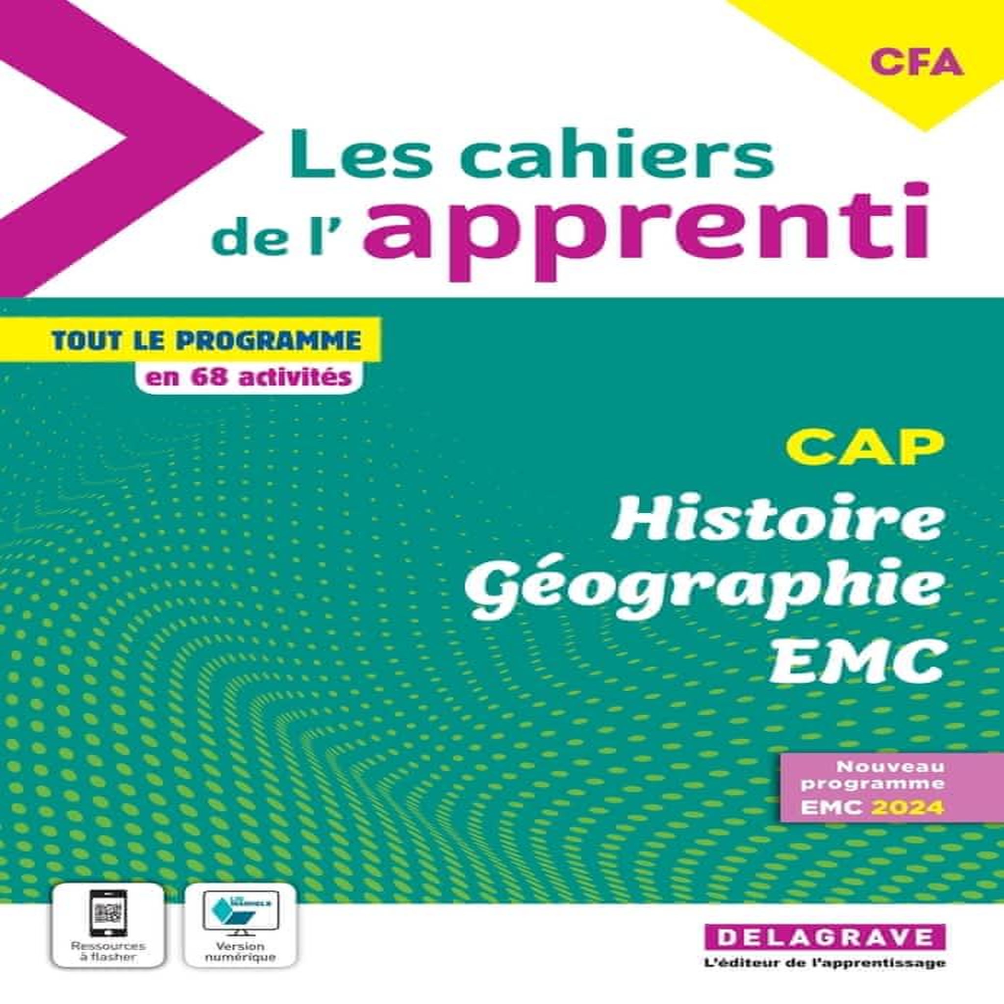 HISTOIRE GEOGRAPHIE EMC CAP ET CFA. EDITION 2024, Coupireau Nicolas