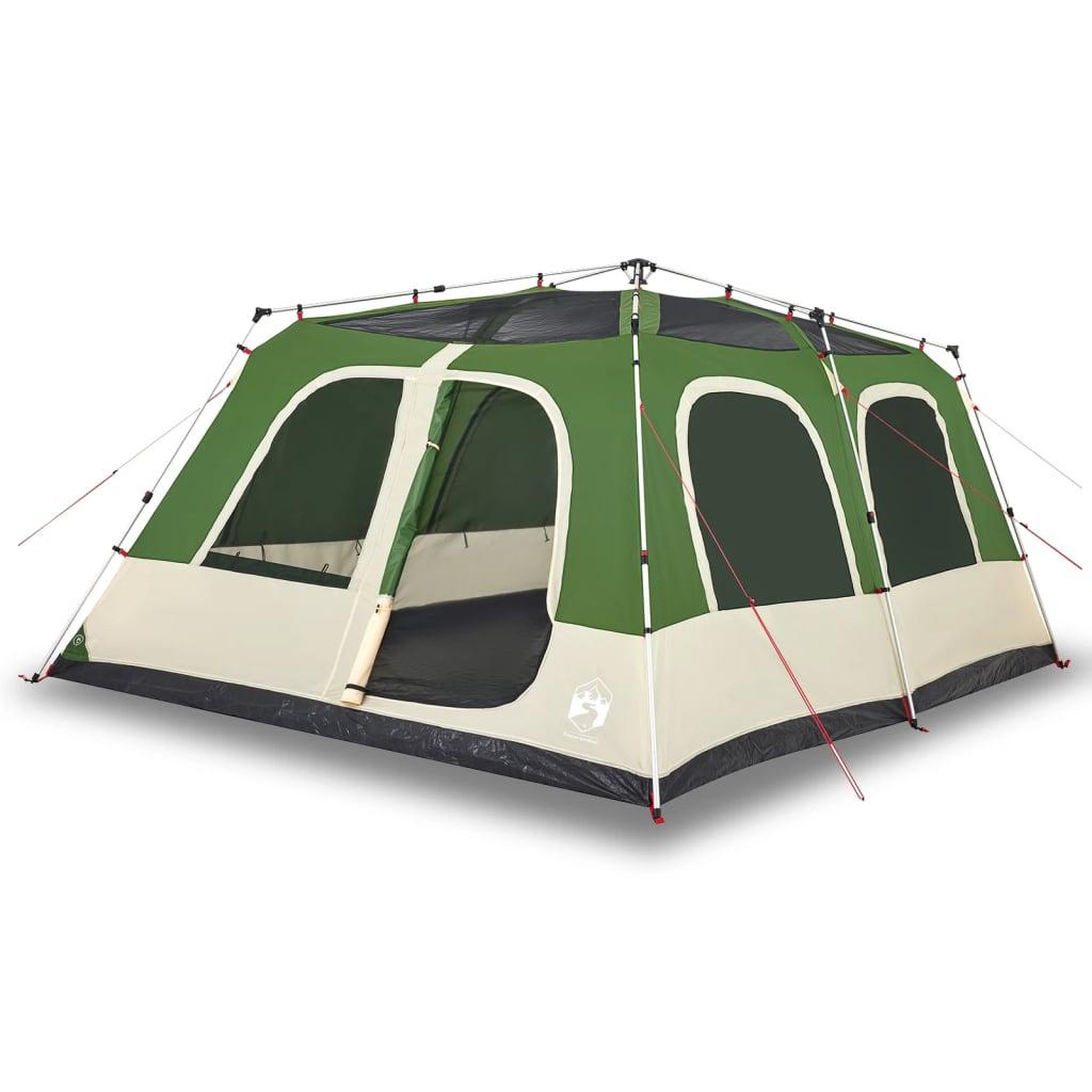 Voir la diapositive 2 : VIDAXL Tente familiale a dome 10 personnes vert liberation rapide