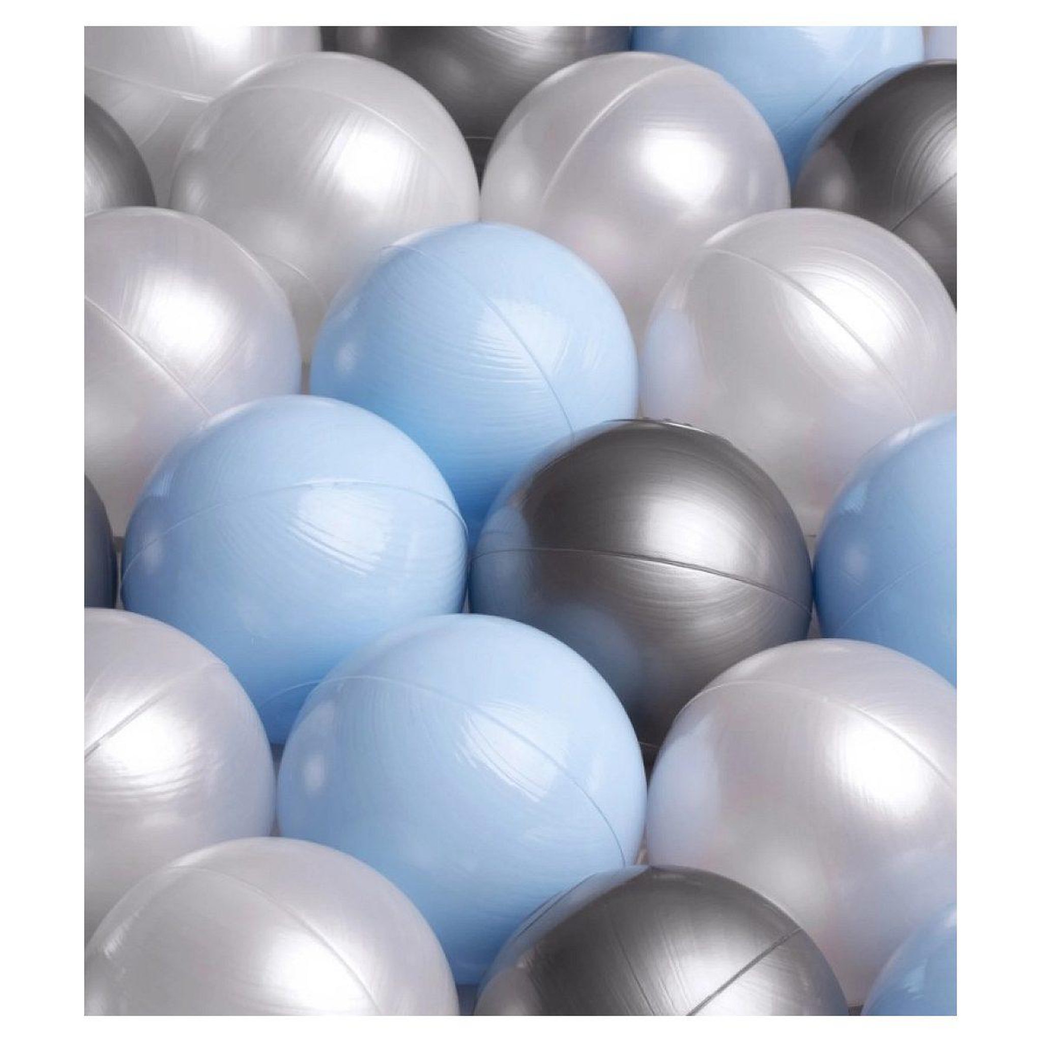 Voir la diapositive 3 : PLUSH NEST Piscine poufy lamell 90x30 + 200 balles grise