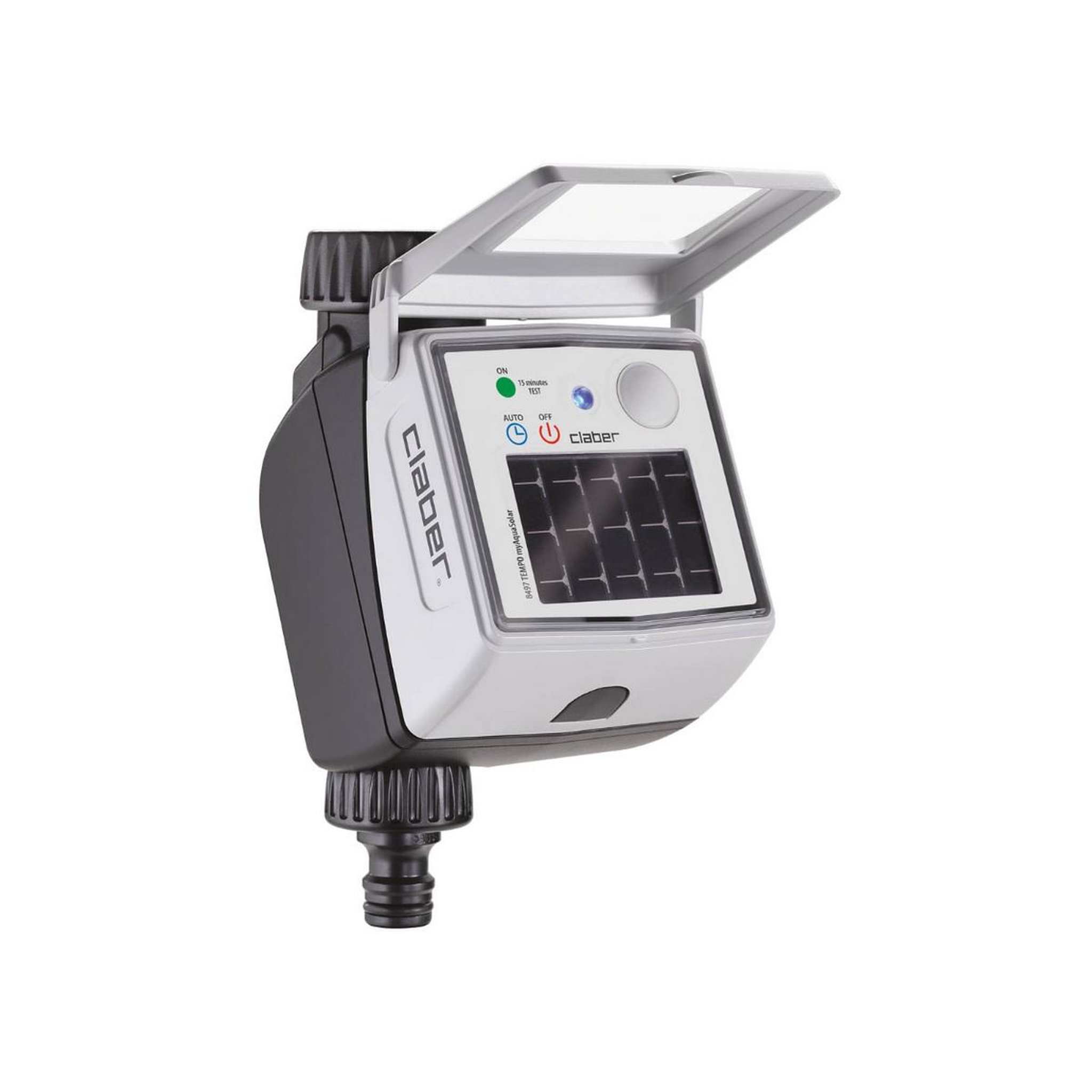 Voir la diapositive 1 : Claber Programmateur arrosage solaire - 8497